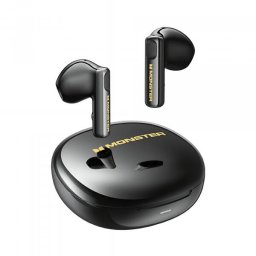 Casti True Wireless Monster N-Lite 209, Bluetooth, Negru