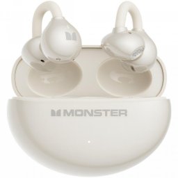 Casti Handsfree, Bluetooth, Monster AirClip AC200, TWS, Crem Deschis