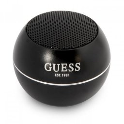 Boxa portabila Guess Mini Bluetooth Speaker, 3W, Autonomie 4 ore, Negru