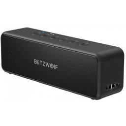 Boxa Bluetooth BlitzWolf BW-WA4, 30W, TWS, Waterproof, Neagra