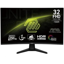Monitor LED Curbat MAG 32C6X VA 31.5" 250 Hz 1ms (MPRT) Negru