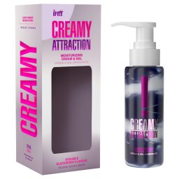 intt Creamy Attraction - cremă-gel sărutabilă - mure (100 ml)
