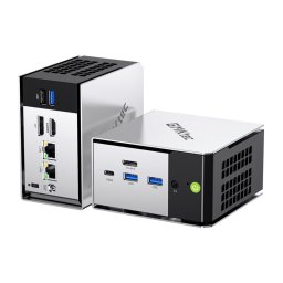 Mini PC GMKtec M8, Procesor AMD Ryzen 5 Pro 6650H 3.3GHz Rembrandt, 16GB RAM, 512GB SSD, Radeon 660M, Windows 11 Pro
