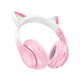 Casti Hoco wireless TWS W42 urechi pisica
