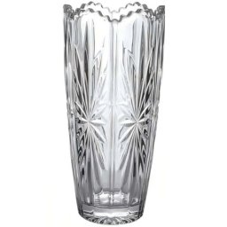 Vaza Decorativa Eleganta Pufo Flower din Sticla pentru Flori si Aranjamente, 23 cm- Design Modern pentru Living si Decor Interior