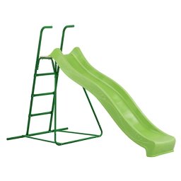 Tobogan 300 cm verde deschis, inaltime asezare 145-155 cm - tobogan cu scara