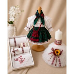 Set Traditional Botez - Costumas Trusou Lumanare Carmen 3