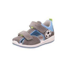 SUPERFIT Pantofi deschiși 'BOOMERANG' azur / gri / negru / alb