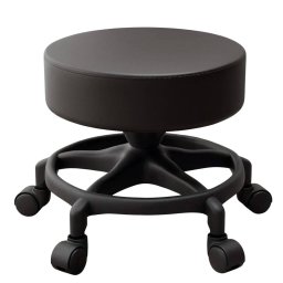 Taburet pedichiură NBW, Negru, Rotativ 360 grade