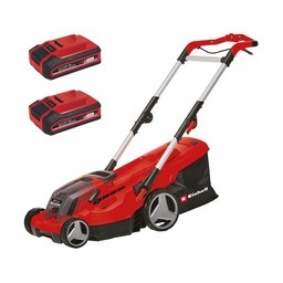 Einhell - RASARRO 36/36 PXC - Masina de tuns iarba cu 2 acumulatori si incarcator, Li-Ion, 18 V, 3 Ah, 36 cm, 45 l