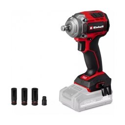 Einhell - TP-CW 18/350-C Li BL PXC - Masina de insurubat cu impact fara acumulatori si incarcator, Li-Ion, 18 V, - Ah, patrat 1/2 inch, 350 Nm, -, accesorii
