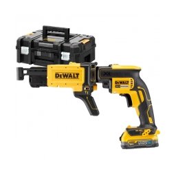 Dewalt - DCF620E1K - Masina de insurubat cu 1 acumulator, Li-Ion, 18 V, 1.7 Ah, 30 Nm, motor fara perii, turatie reglabila, valiza speciala, accesorii