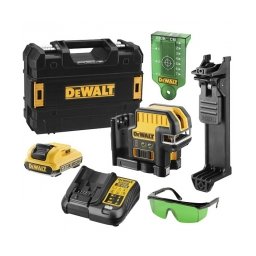 Dewalt - DCE0825D1G - Nivela laser cu linii si puncte, 2 linii laser, 30 m, 5 puncte laser, 30 m, +/-0.3 mm/m, suport perete, valiza speciala