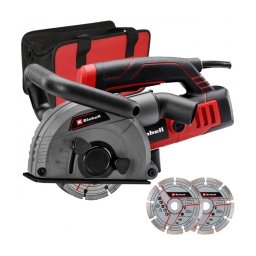 Einhell - TE-MA 1500 - Freza pentru caneluri beton, 1500 W, 125 mm, turatie constanta, pornire lina, protectie suprasarcina, geanta textila