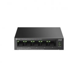 Switch TP-LINK LS105GP, 5 porturi (4 PoE+), Black