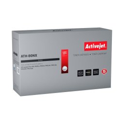 Activejet ATH-80NX toner for HP printer; HP 80X CF280X replacement; Supreme; 6900 pages; black