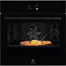 Cuptor LOB9S3XZ, 70 l, Gatire cu abur, Wi-Fi, set tavi Gastro-abur, 60 cm, Senzor gatire, TFT Activ, Clasa A++, Sticla neagra, AI Assist