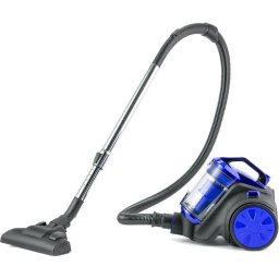 Aspirator fara sac RCC-120B-1, putere 800 W, recipient colectare praf 1.5 litri, tub telescopic metal, putere de aspirare 140 W, aspiratie ciclonica, perie standard + 2 perii mici, lungime cablu 5 metri, albastru