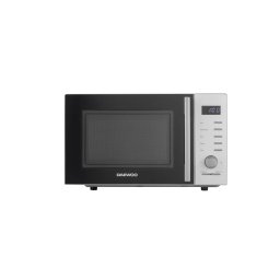 Cuptor cu microunde KOR-25RBS, control digital, 25 litri, putere 850 W, 5 niveluri de putere, 8 retete presetate, display led alb, farfurie interioara de 28,5 cm, culoare: Silver