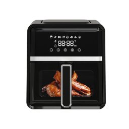 Friteuza cu aer cald NAF1400B, putere maxima 1400 W, display LCD, capacitate 5 litri, timer, 8 programe predefinite, temperatura reglabila 80-200 grade Celsius, cos cu maner, negru