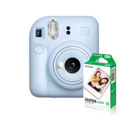 FUJI Instax Mini 12 instant cameră albastru deschis + Glossy film (10 lap) 565766