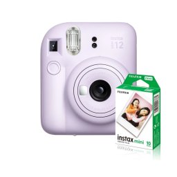 FUJI Instax Mini 12 instant cameră liliac + Glossy film (10 lap) 565771