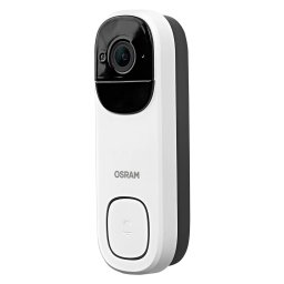 OSRAM Smart+ WiFi cameră și sonerie de aer liber IP66 3MP 2K USB-C alb KMR-LP-CSE