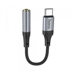 Adaptor Audio USB-C - 3.5mm HOCO LS36, Gri