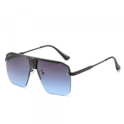 Ochelari De Soare Barbati Techsuit 2576, Negri Gri Albastri
