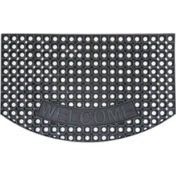 Covor pentru Usa de Intrare, Model Welcome, Cauciuc, 79 x 49 cm