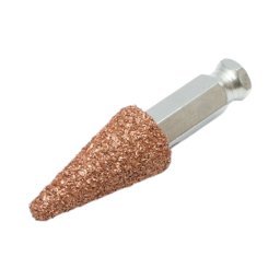 Piatra abraziva conica pentru polizat anvelope 19x40 mm, K36, tija 3/8 inch
