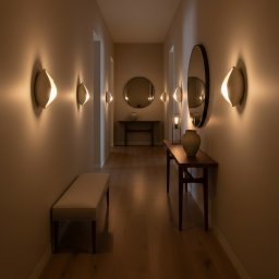 Aplica decorativa de perete CONCHA alba, 30x35 cm, soclu E27