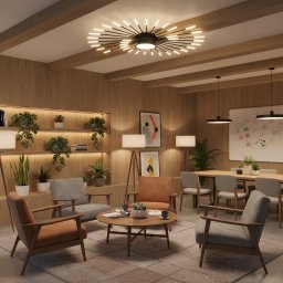 Lustra LED moderna KALESA Grande Supremo, 130 cm, 42W, alb, 4000K