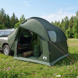 Cort pentru masina cu acoperis Verde Army 239 x 210 x 210 cm GartenMobel Dekor