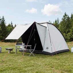 Cort de Camping cu acoperis Alb Blackout 190 x 140 x 105 cm GartenMobel Dekor