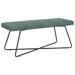 banca Simplu Verde Marii 110 x 40 x 45 cm Catifea GartenMobel Dekor