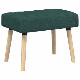 Banca cu tapitare canelata Verde închis 60 x 40 x 45 cm GartenMobel Dekor
