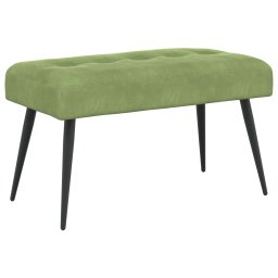 Banca cu butoane capitonate Verde deschis 80 x 40 x 46 cm GartenMobel Dekor