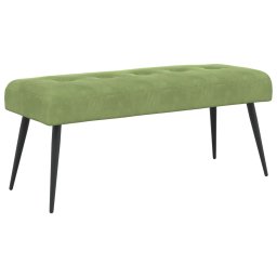 Banca cu butoane capitonate Verde deschis 110 x 40 x 46 cm GartenMobel Dekor