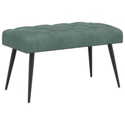 Banca cu butoane capitonate Verde Marii 80 x 40 x 46 cm Catifea GartenMobel Dekor