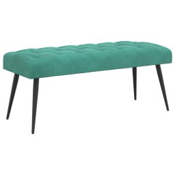 Banca cu butoane capitonate Turcoaz 110 x 40 x 46 cm Catifea GartenMobel Dekor
