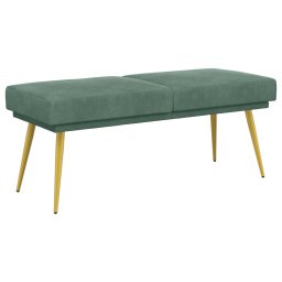 Banca cu doua straturi Verde Marii 120 x 45 x 46 cm Catifea GartenMobel Dekor