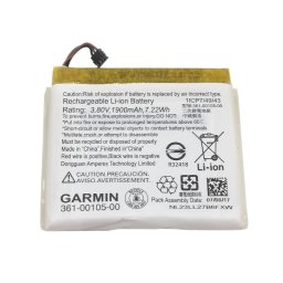 Acumulator Garmin 3.7 V 1.95 Ah LiPo Battery pentru GPS Garmin Edge 1030