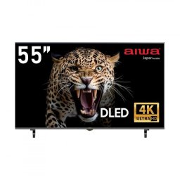 Smart televizor AIWA TS-551N, 55″ (139 cm), 4K Ultra HD 3840 × 2160, Clasa F, DLED, Wi-Fi, Bluetooth, TizenOS, Negru