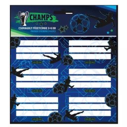 Champs: Etichetă carnet - set de 3 x 6 bucăți