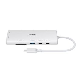 I/O HUB USB-C 10-IN-1 Alb