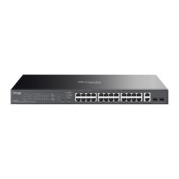 Switch Omada by TP-LINK ES228GP, 28 porturi (24 PoE+), Black