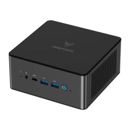 Mini PC Minis Forum UM890 Pro MINIS UM890 PRO, Procesor AMD Ryzen 9 8945HS 4.0GHz Hawk Point, no RAM, no Storage, Radeon 780M, Wi-Fi, HDMI, Fara sistem de operare