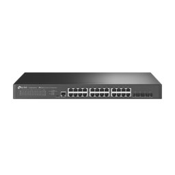 Switch TP-LINK TL-SG3428X-M2, 24 porturi, Black