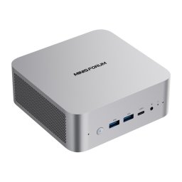 Mini PC Minis Forum M1 Pro M1 PRO-285H, Procesor Intel® Core™ Ultra 9 285H 1.0GHz Arrow Lake, no RAM, no Storage, Arc 140T, Fara sistem de operare